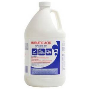 Muriatic Acid 1-Gal Bottle cs 4 - BULK/SERVICE CHEMICALS